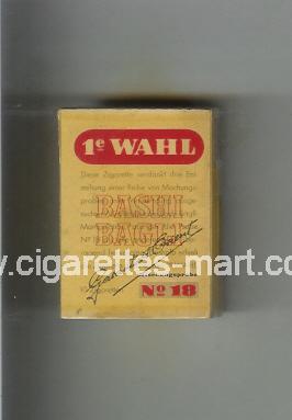 1 e Wahl (Bashi Bagli / No 18) ( hard box cigarettes )
