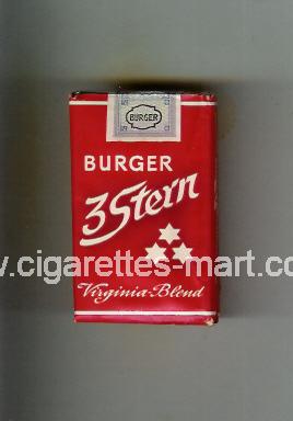 3 Stern (Burger / Virginia Blend) ( soft box cigarettes )