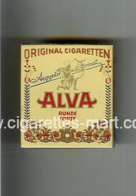 Alva (design 1) (Original Cigaretten / Runde Sorte) ( hard box cigarettes )