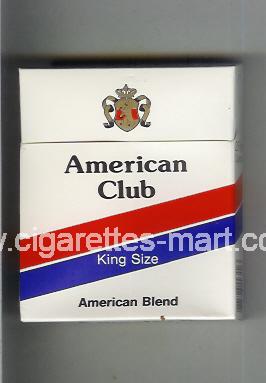 American Club (german version) (design 1) (American Blend) ( hard box cigarettes )