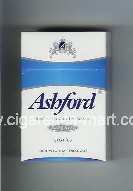 Ashford (design 1) (Lights) ( hard box cigarettes )