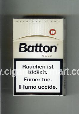 Batton (design 3) (Gold / American Blend) ( hard box cigarettes )
