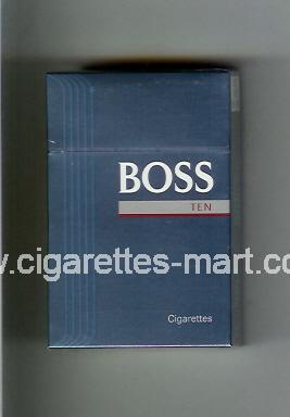 Boss (german version) (design 3) (Ten) ( hard box cigarettes )