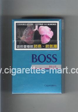 Boss (german version) (design 3A) (Blue) ( hard box cigarettes )