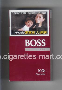 Boss (german version) (design 3A) (Red) ( hard box cigarettes )