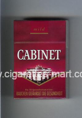 Cabinet (german version) (collection design 1A) (Mild / … Berlin) ( hard box cigarettes )