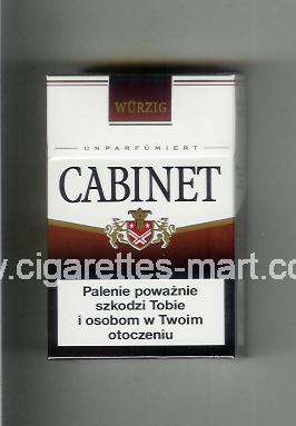 Cabinet (german version) (design 3) (Wurzig / Unparfumiert) ( hard box cigarettes )