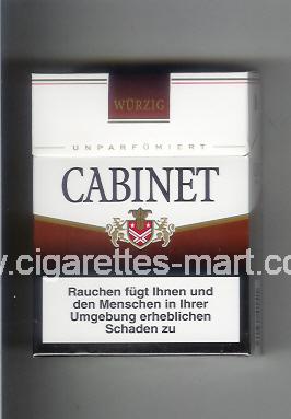 Cabinet (german version) (design 3) (Wurzig / Unparfumiert) ( hard box cigarettes )