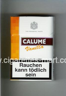 Calume (design 3) (Vanilla / The Peaceful Taste) ( hard box cigarettes )