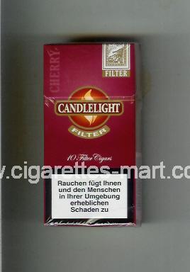 Candlelight (design 2) (Cherry / Filter Cigars) ( hard box cigarettes )