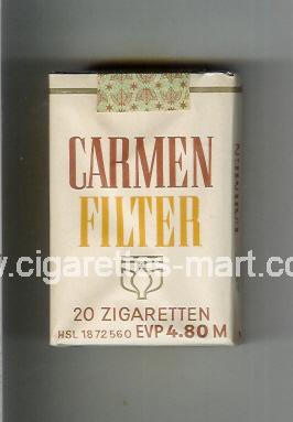 Carmen (german version) (design 2) Filter ( soft box cigarettes )
