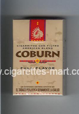 Coburn (design 1) (Full Flavor / American Blend) ( hard box cigarettes )