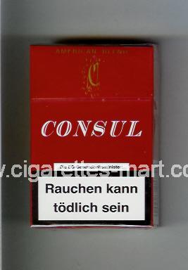 Consul (german version) (design 2) (American Blend) ( hard box cigarettes )
