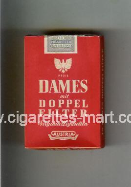 Dames (german version) Doppel Filter (Regie / Virginia Cigaretten) ( hard box cigarettes )