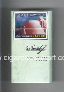 Davidoff (design 5A) (Superslims / Menthol) ( hard box cigarettes )