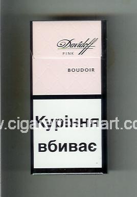 Davidoff (design 5D) (Boudoir / Pink) ( hard box cigarettes )