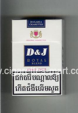 D&J (design 2) (Royal / Blend) ( hard box cigarettes )