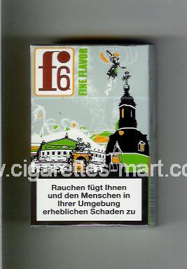 F 6 (german version) (collection design 1B) (Dresden / Fine Flavor) ( hard box cigarettes )