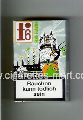F 6 (german version) (collection design 1C) (Rostock / Fine Flavor) ( hard box cigarettes )