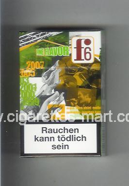 F 6 (german version) (collection design 2A) (Fine Flavor) ( hard box cigarettes )
