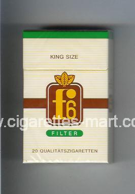 F 6 (german version) (design 1) (Filter) ( hard box cigarettes )