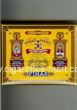 Finas (design 1) (Kyriazi Freres) ( box cigarettes )
