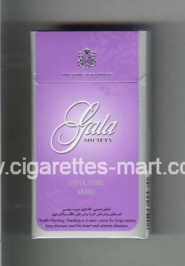 Gala (german version) (design 1B) (Society / Super Slims Arome) ( hard box cigarettes )