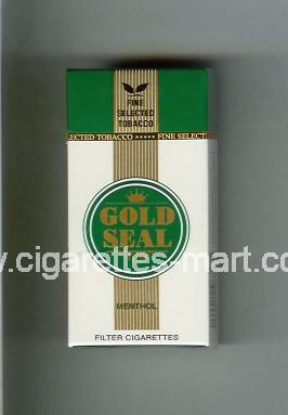 Gold Seal (design 1) Menthol ( hard box cigarettes )