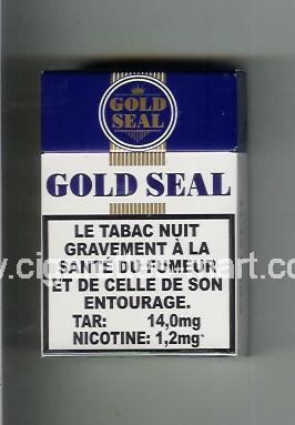 Gold Seal (design 3) ( hard box cigarettes )