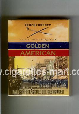 Golden American (german version) (collection design 1F) (Independence) ( hard box cigarettes )