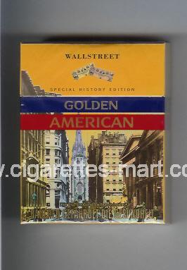 Golden American (german version) (collection design 1J) (Wallstreet) ( hard box cigarettes )