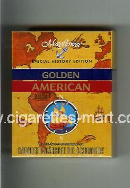 Golden American (german version) (collection design 1K) (Mayflower) ( hard box cigarettes )