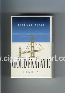 Golden Gate (german version) (design 1) (American Blend / Lights) ( hard box cigarettes )