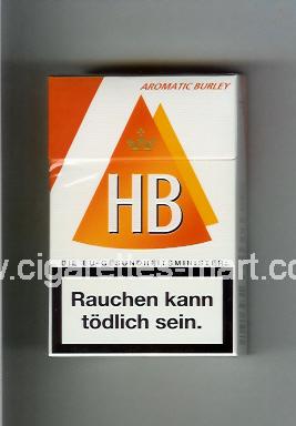 HB (german version) (design 3A) (Aromatic Burley) ( hard box cigarettes )