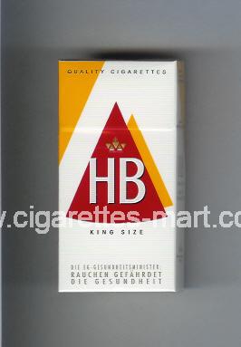 HB (german version) (design 3A) (King Size) ( hard box cigarettes )