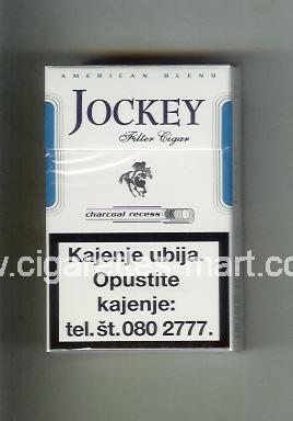 Jockey (german version) (design 1A) (American Blend / Filter Cigar / Charcoal Recess) ( hard box cigarettes )