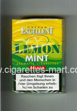 Lemon Mint (Excellent Unitas) ( hard box cigarettes )
