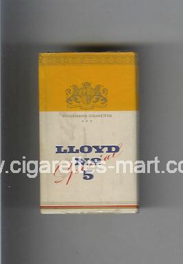Lloyd (design 1) No 5 (Special) ( hard box cigarettes )