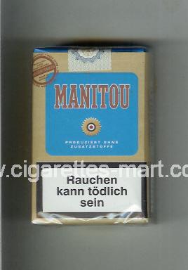 Manitou (design 3) (brown & blue) ( soft box cigarettes )