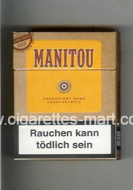 Manitou (design 3) (brown & yellow) ( hard box cigarettes )