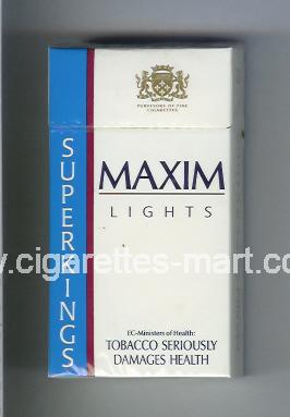 Maxim (german version) (design 2A) (Lights) ( hard box cigarettes )