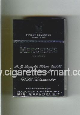 Mercedes (german version) (design 4) (De Luxe / Willi Zinsmaier) ( hard box cigarettes )