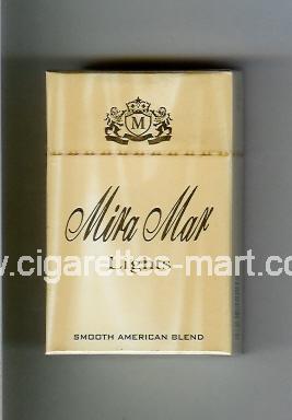 Mira Mar (design 2) (Lights / Smooth American Blend) ( hard box cigarettes )