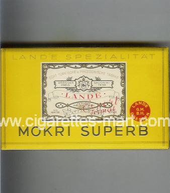Mokri (design 1B) Superb (Lande) ( box cigarettes )
