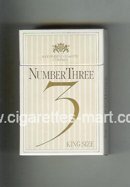 Number Three 3 ( hard box cigarettes )