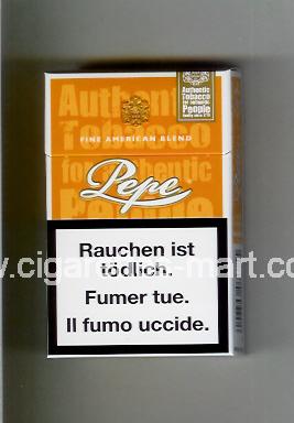 Pepe (design 2) (Fine American Blend) ( hard box cigarettes )