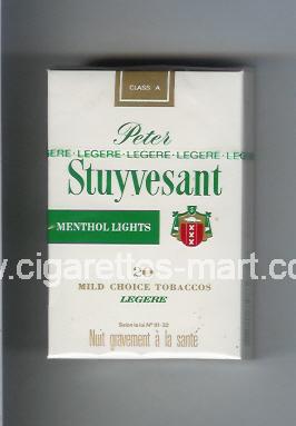 Peter Stuyvesant (design 2) (Menthol Lights) ( hard box cigarettes )