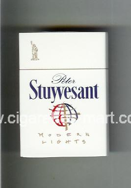 Peter Stuyvesant (design 4A) (Modern Lights) ( hard box cigarettes )