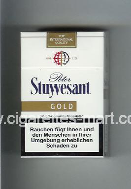 Peter Stuyvesant (design 4B) (Gold) ( hard box cigarettes )