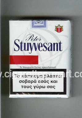 Peter Stuyvesant (design 6) (white & red) ( soft box cigarettes )